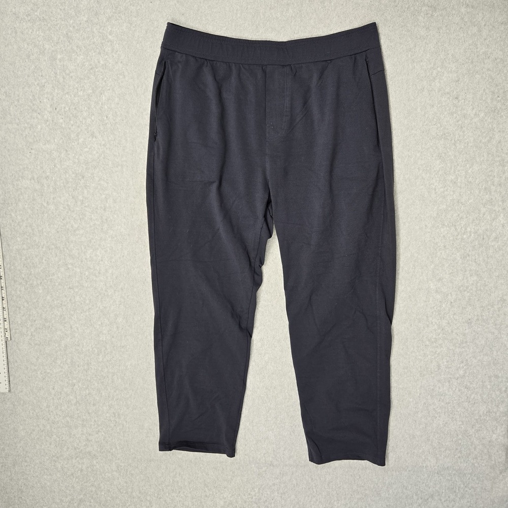 PUBLIC REC Men Activewear Pants 38/28 Dark Gray Jogger Zipper Slim 28" READ